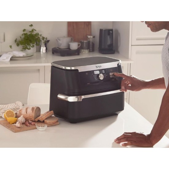 Двузонов Еър фрайър Ninja Foodi FlexDrawer AF500EU, 10.4L, Черен